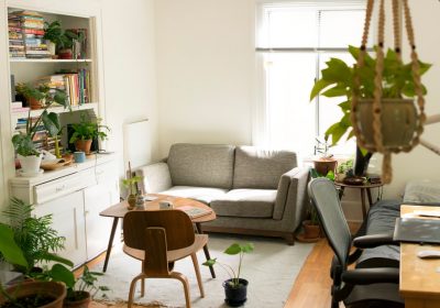 A small apartment living room